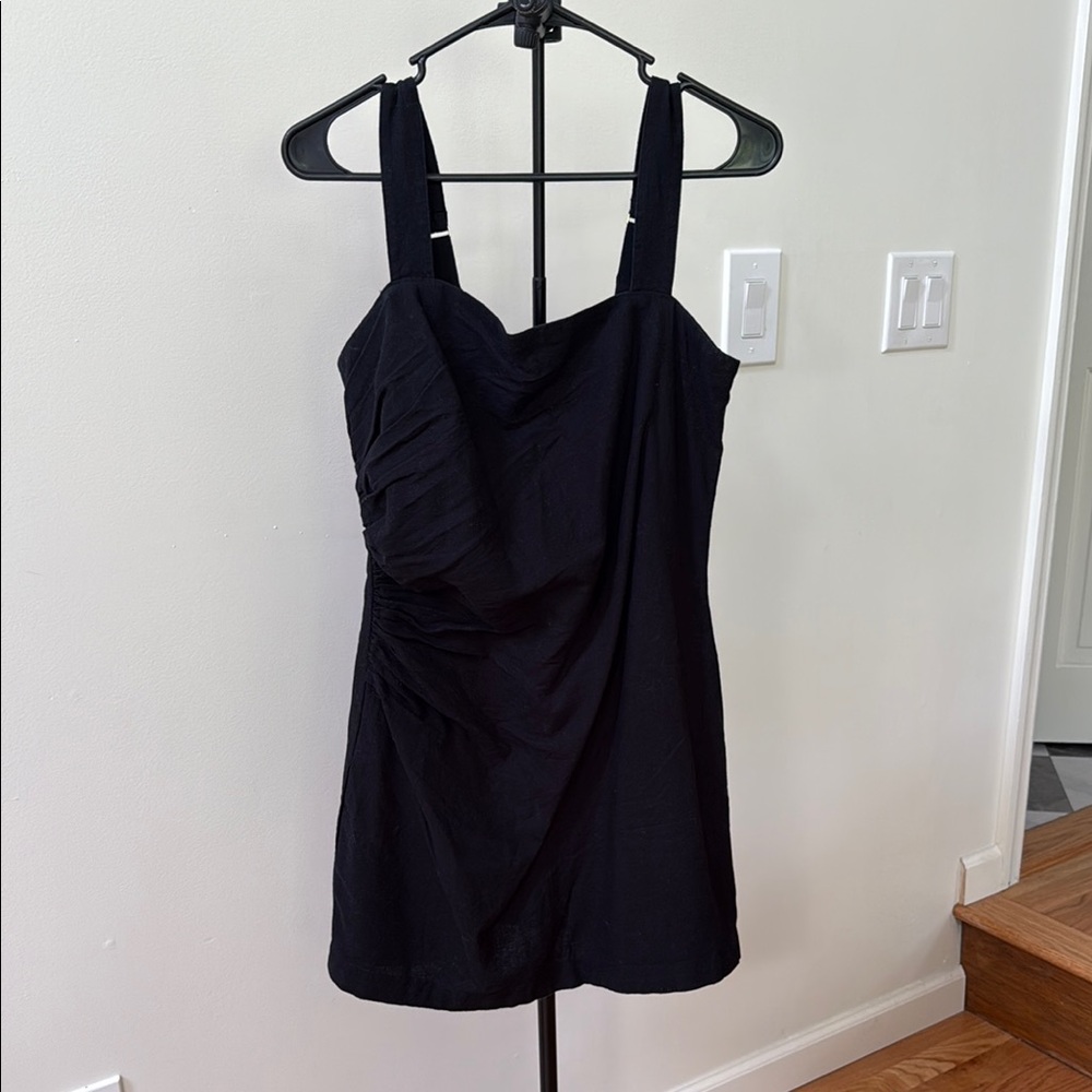NWT! Abercrombie & Fitch Black Sweetheart Sheath Mini Dress